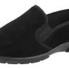 Mens Wide Fit Easy Access House Shoe Slippers - Enzo<DB Wider Fit Shoes Outlet