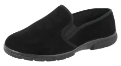 Mens Wide Fit Easy Access House Shoe Slippers - Enzo<DB Wider Fit Shoes Outlet