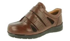 Mens Wide Fit Easy Access Shoes - Darren<DB Wider Fit Shoes New