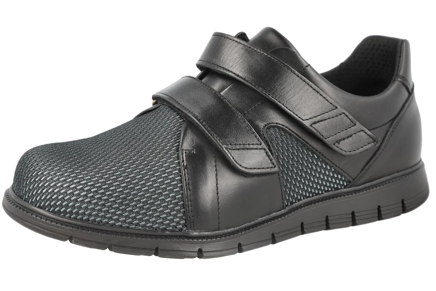 Mens Wide Fit Easy Access Trainer Style Casual Shoes - Fraser<DB Wider Fit Shoes Outlet