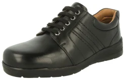 Mens Wide Fit Lace Up Casual Shoes - Derek<DB Wider Fit Shoes Discount
