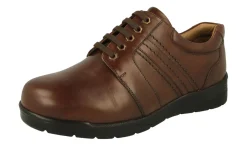 Mens Wide Fit Lace Up Casual Shoes - Derek<DB Wider Fit Shoes Discount