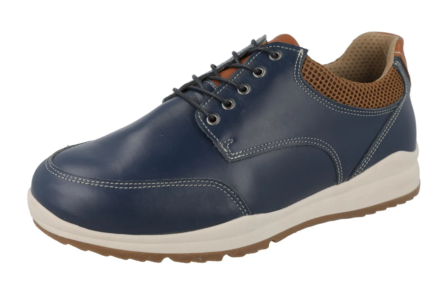 Mens Wide Fit Lace Up Casual Shoes - Constantine<DB Wider Fit Shoes Fashion