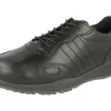Mens Wide Fit Lace Up Trainer - Seb<DB Wider Fit Shoes Discount
