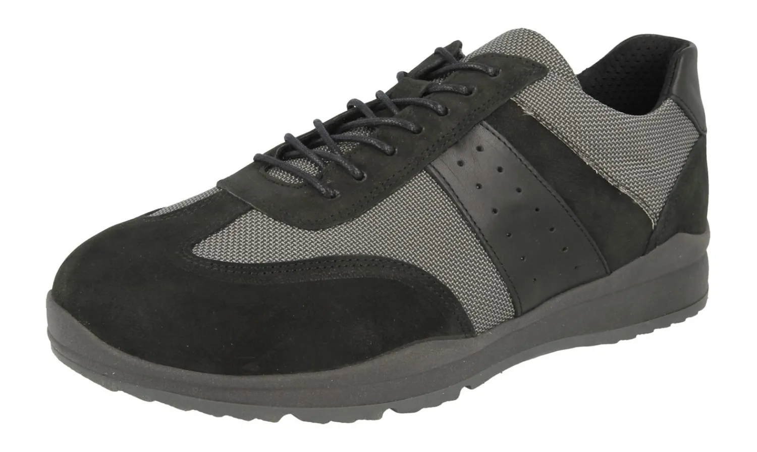 Mens Wide Fit Lace Up Trainer - Wakefield<DB Wider Fit Shoes Discount