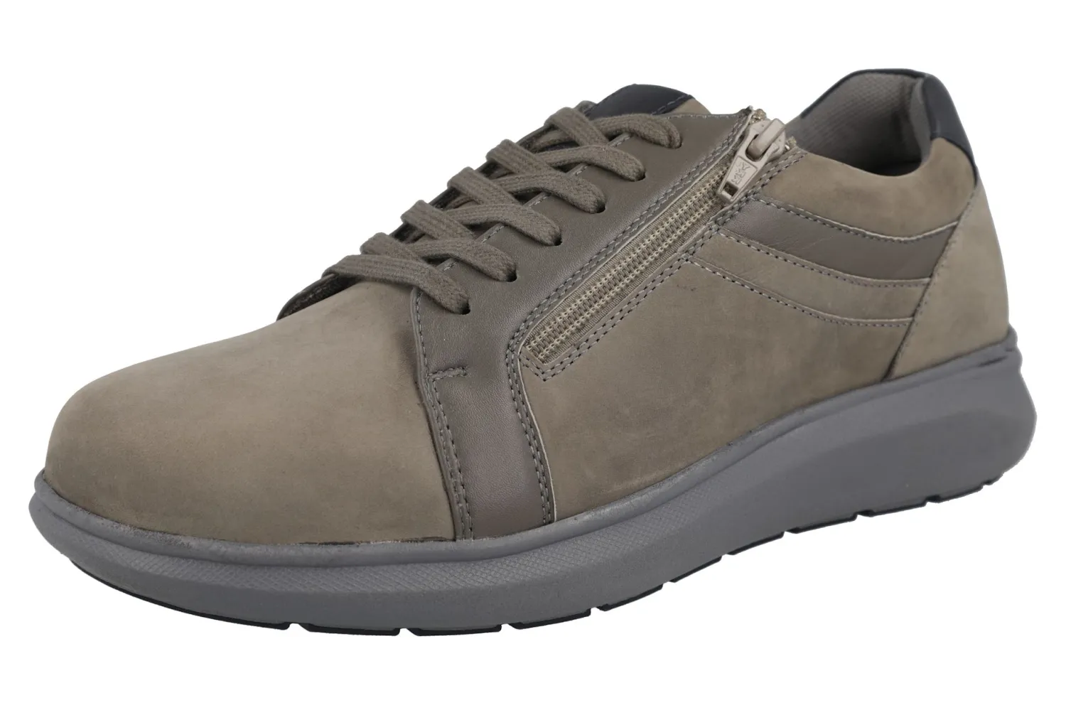 Mens Wide Fit Lace Up Trainer Style Casual Shoes - Orion<DB Wider Fit Shoes Fashion