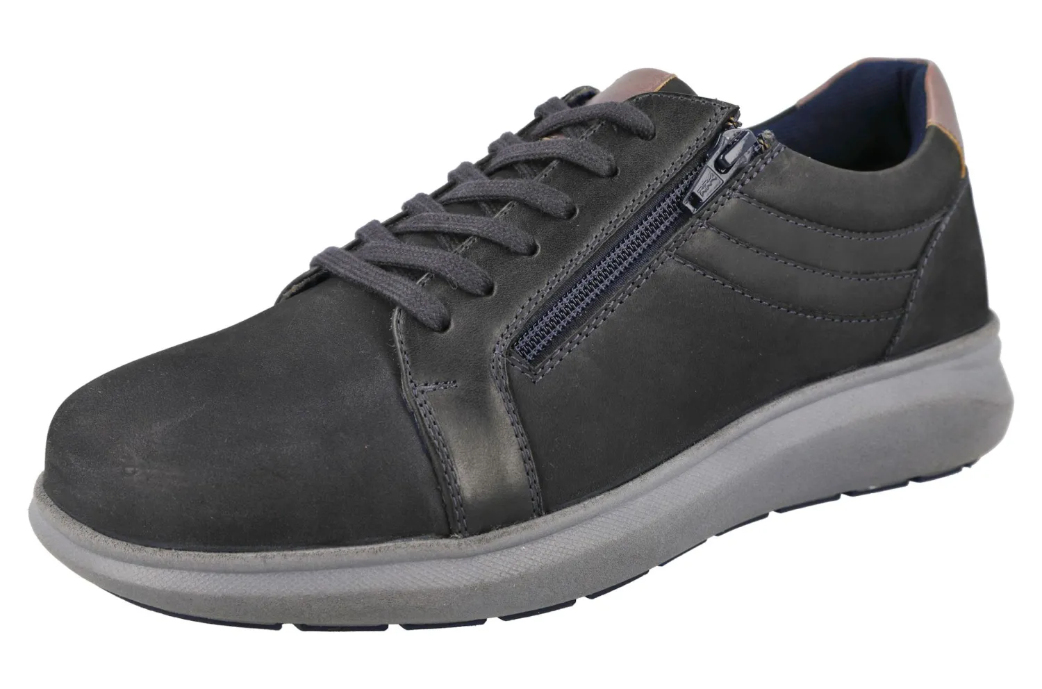 Mens Wide Fit Lace Up Trainer Style Casual Shoes - Orion<DB Wider Fit Shoes Fashion