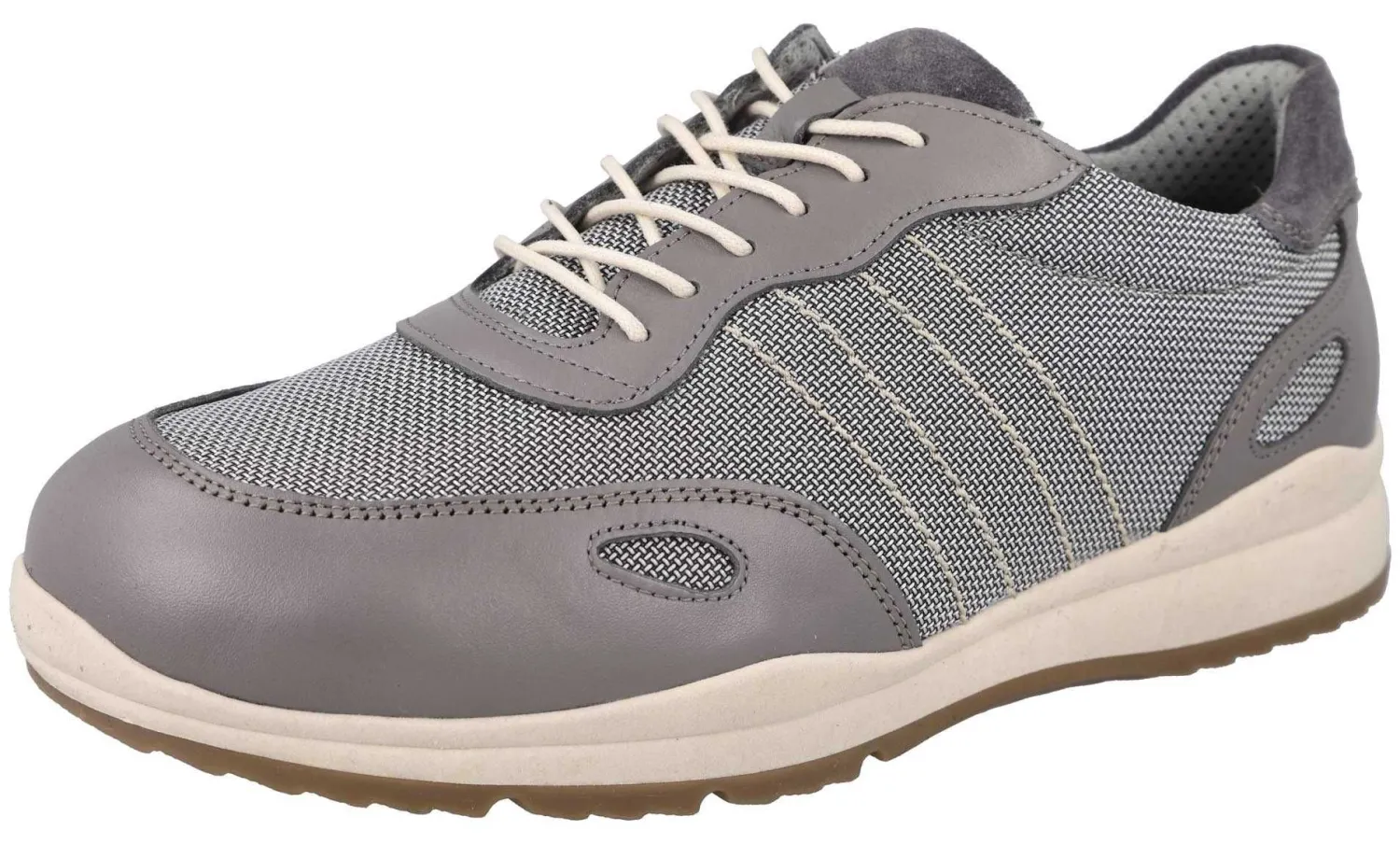 Mens Wide Fit Lace Up Trainer - Dawson<DB Wider Fit Shoes Online