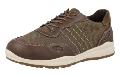Mens Wide Fit Lace Up Trainer - Dawson<DB Wider Fit Shoes Online