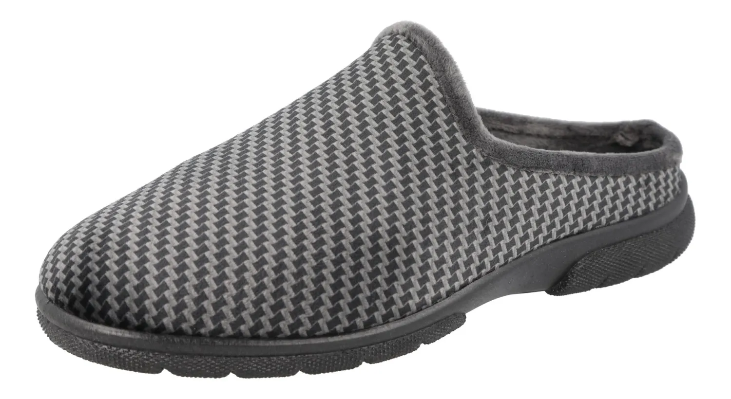 Mens Wide Fit Slide Mule Slippers - Gilbert<DB Wider Fit Shoes Discount