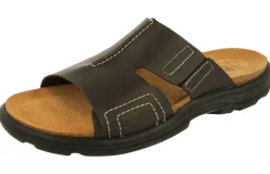 Mens Wide Fit Slide on Sandals - Adam<DB Wider Fit Shoes Clearance