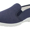 Mens Wide Fit Slip On Canvas Shoes - Arnold<DB Wider Fit Shoes Fashion