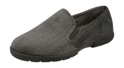 Mens Wide Fit Slip-On Slippers - Kendal<DB Wider Fit Shoes Clearance