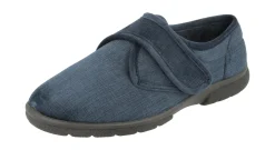Mens Wide Fit Slippers - Hallam<DB Wider Fit Shoes Online