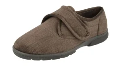 Mens Wide Fit Slippers - Hallam<DB Wider Fit Shoes Online