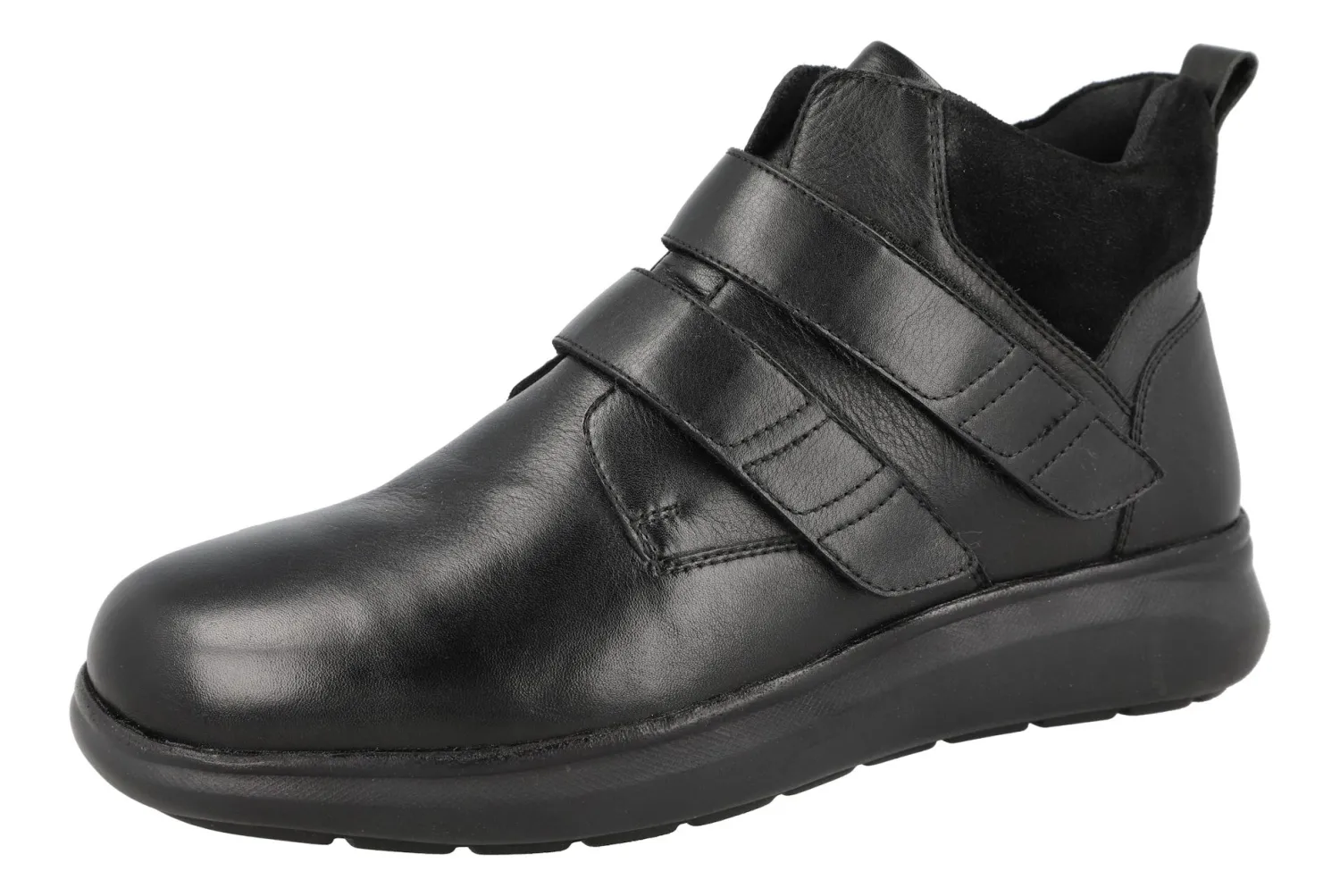 Mens Wide Fit Touch Fastening Boots - Solomon<DB Wider Fit Shoes Outlet