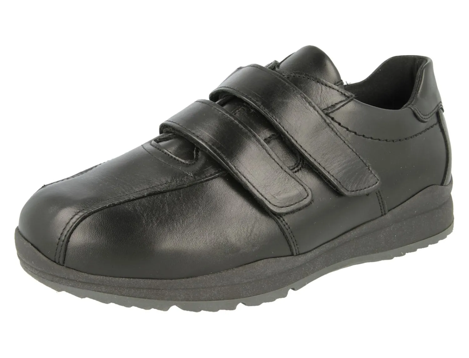 Mens Wide Fit Touch Strap Trainer - Stephen<DB Wider Fit Shoes Online