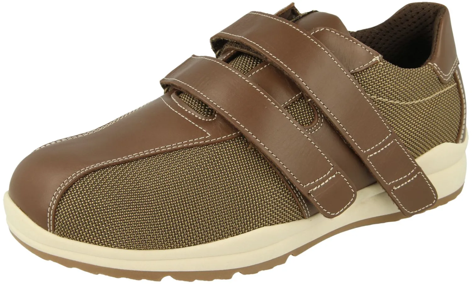Mens Wide Fit Touch Strap Trainer - Logan<DB Wider Fit Shoes New