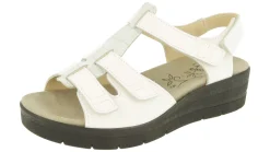 Womens Wide Fit Adjustable Strap Wedge Sandals - Tuft<DB Wider Fit Shoes New
