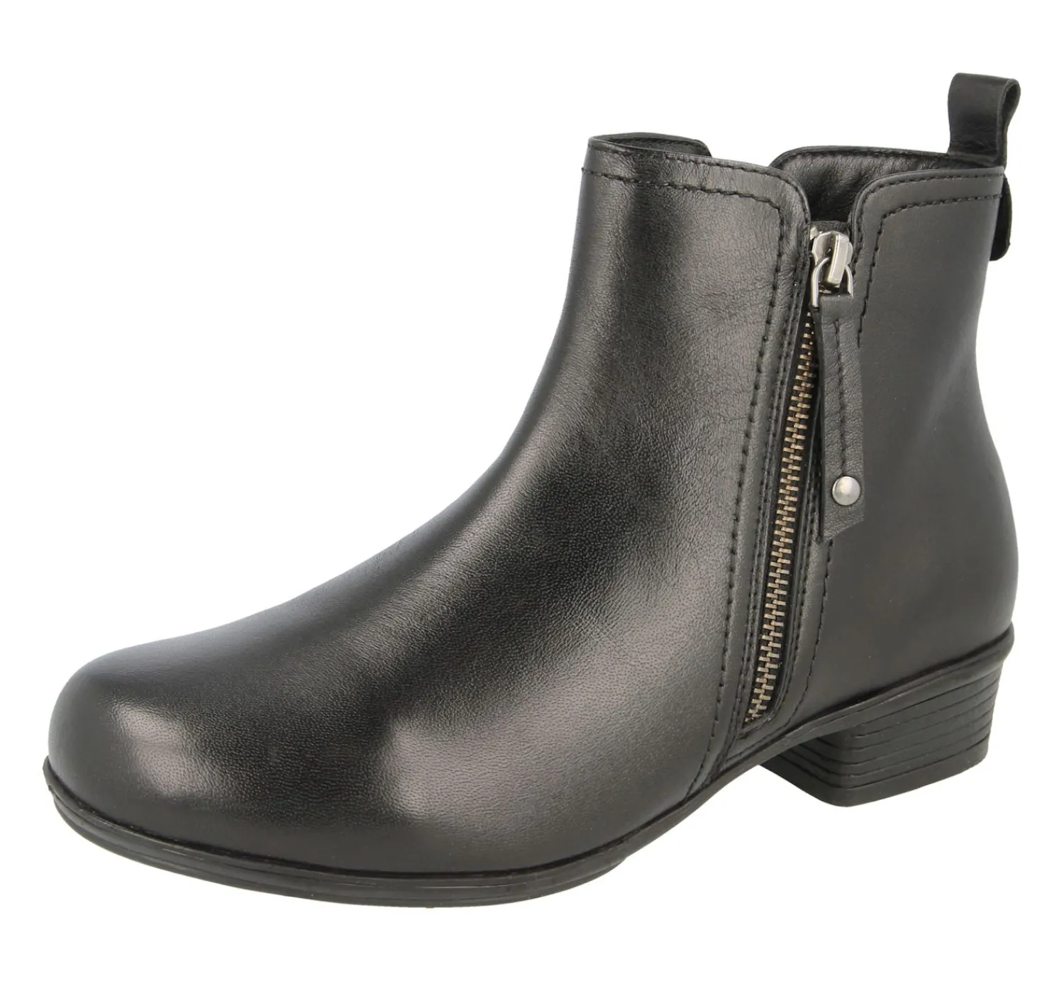 Womens Wide Fit Ankle Boots - Seville<DB Wider Fit Shoes Discount