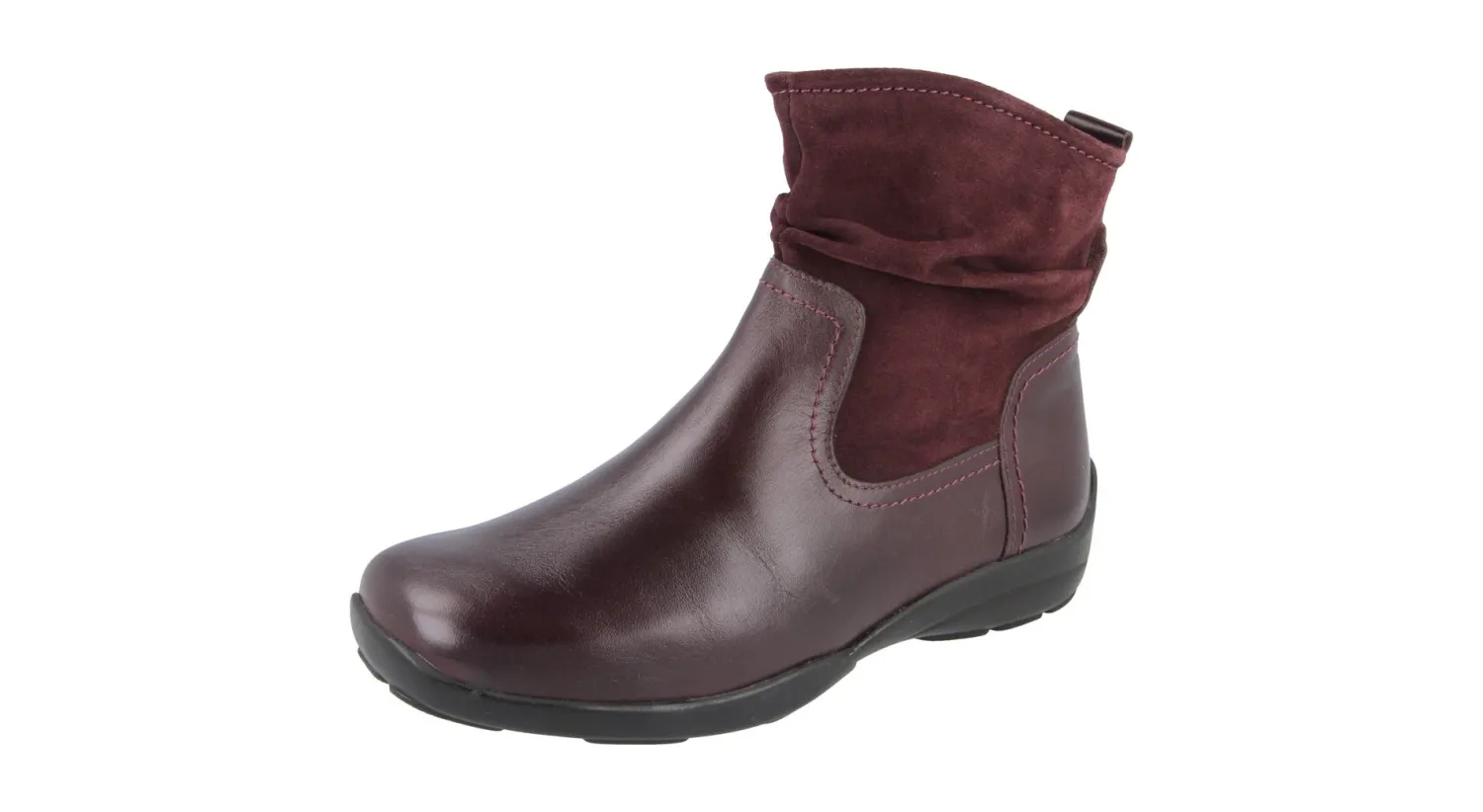 Womens Wide Fit Ankle Boots - Foxton<DB Wider Fit Shoes Outlet