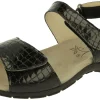 Womens Wide Fit Ankle Strap Sandals - Sussex<DB Wider Fit Shoes Outlet