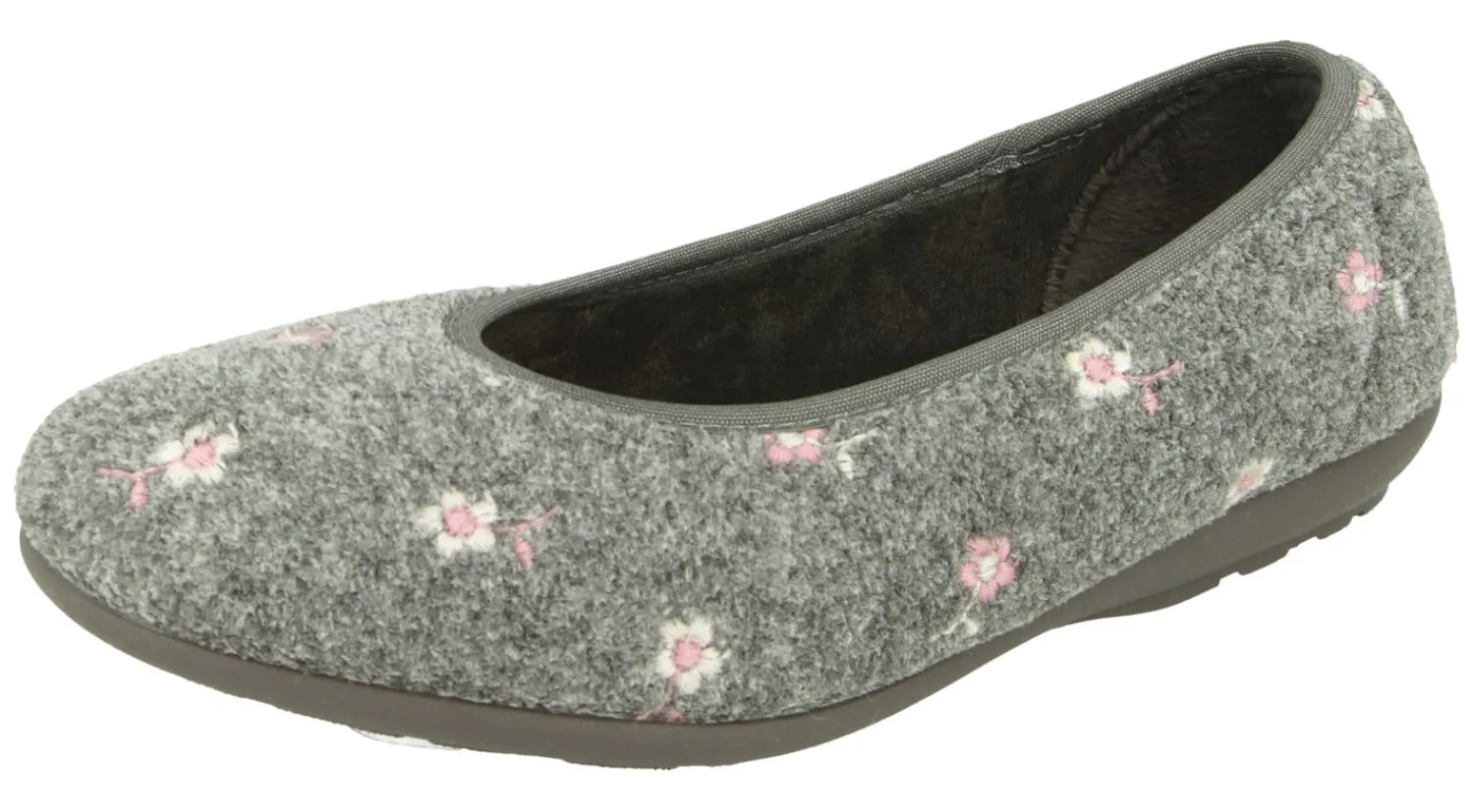 Womens Wide Fit Ballerina Slippers - Pedro<DB Wider Fit Shoes Best