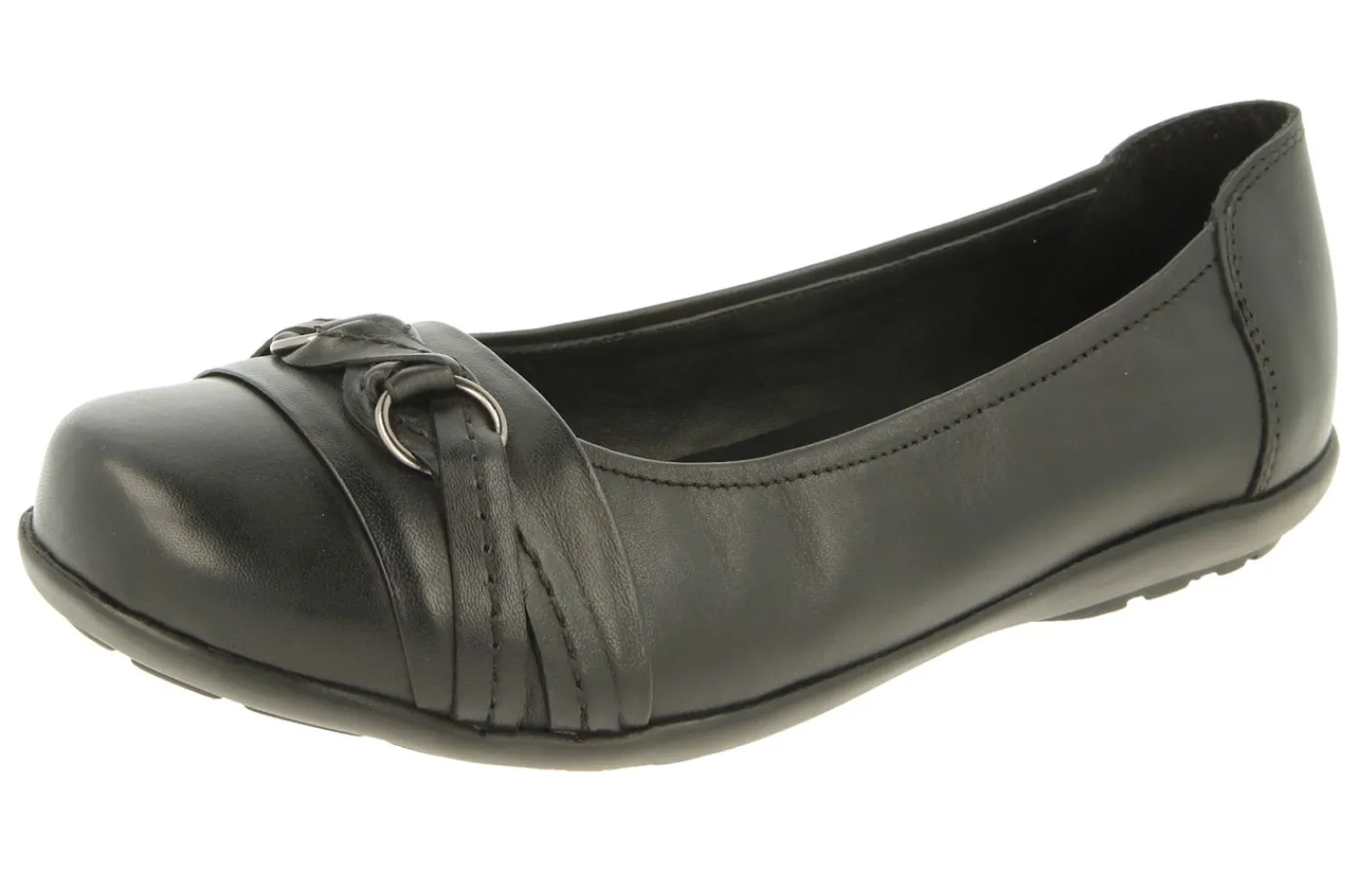 Womens Wide Fit Ballet Flat Shoes - Destiny<DB Wider Fit Shoes Sale