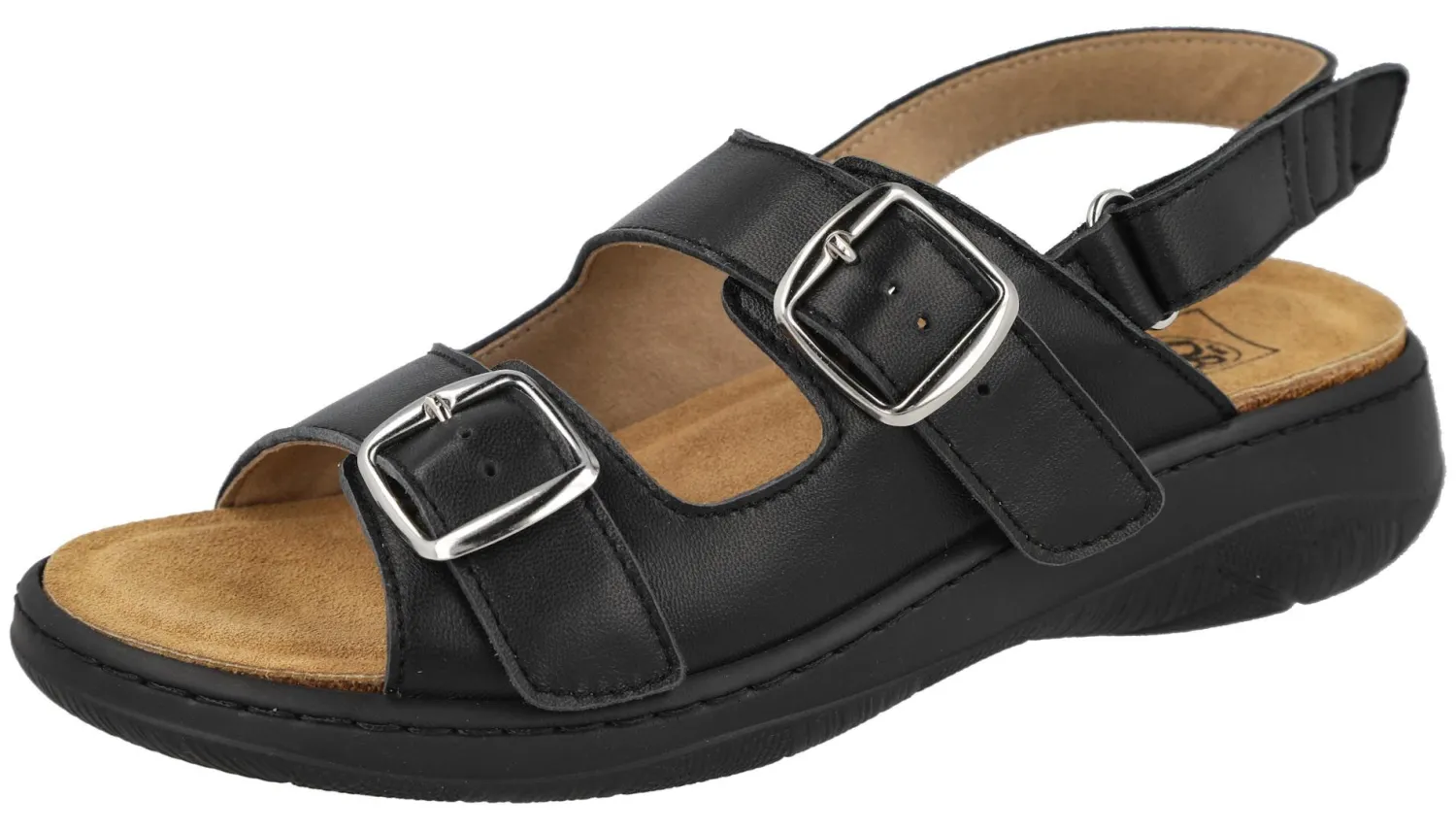 Womens Wide Fit Buckle Fastening Flat Sandal - Mishka<DB Wider Fit Shoes Hot