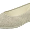 Womens Wide Fit Canvas Ballet Pumps - Marsh<DB Wider Fit Shoes Clearance
