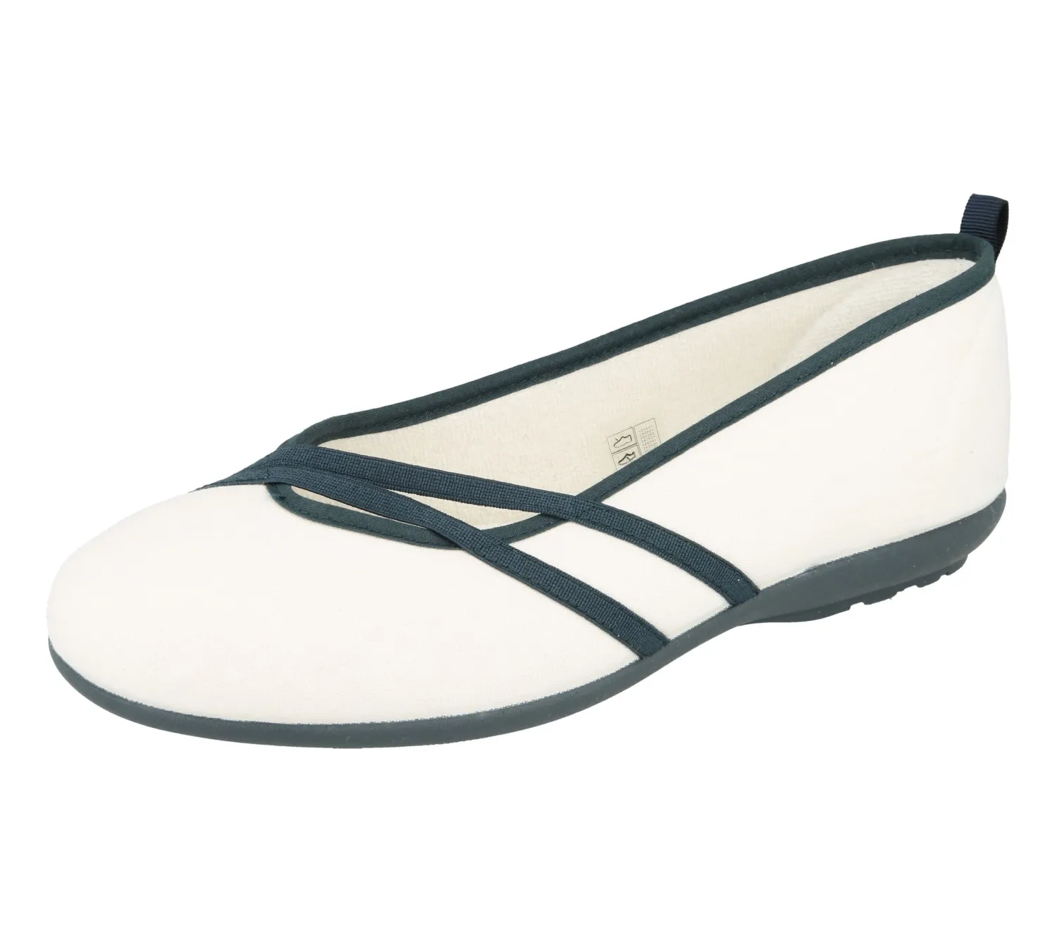 Womens Wide Fit Canvas Ballet Pumps - Sunflower<DB Wider Fit Shoes Online