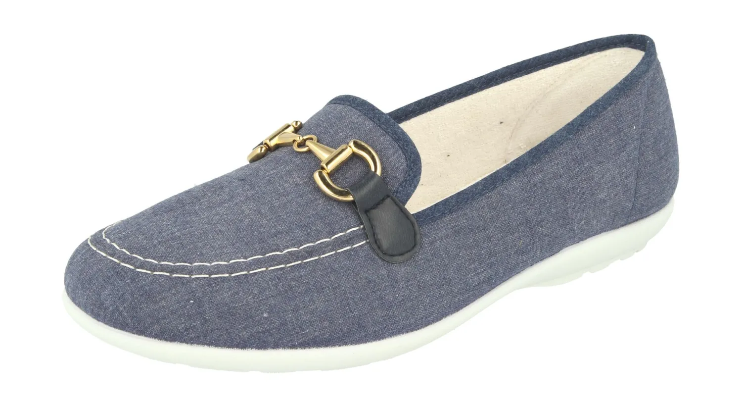 Womens Wide Fit Canvas Ballet Pumps - Alpha<DB Wider Fit Shoes Hot