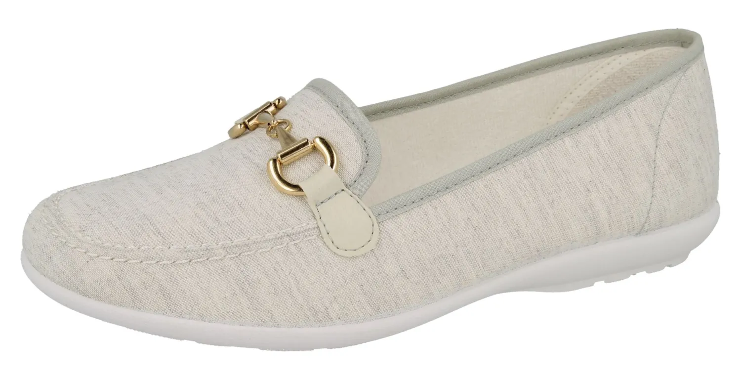 Womens Wide Fit Canvas Ballet Pumps - Alpha<DB Wider Fit Shoes Hot