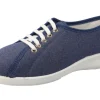Womens Wide Fit Canvas Pumps - Anthea<DB Wider Fit Shoes Hot