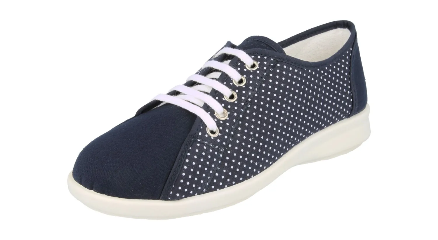 Womens Wide Fit Canvas Pumps - Anthea<DB Wider Fit Shoes Hot