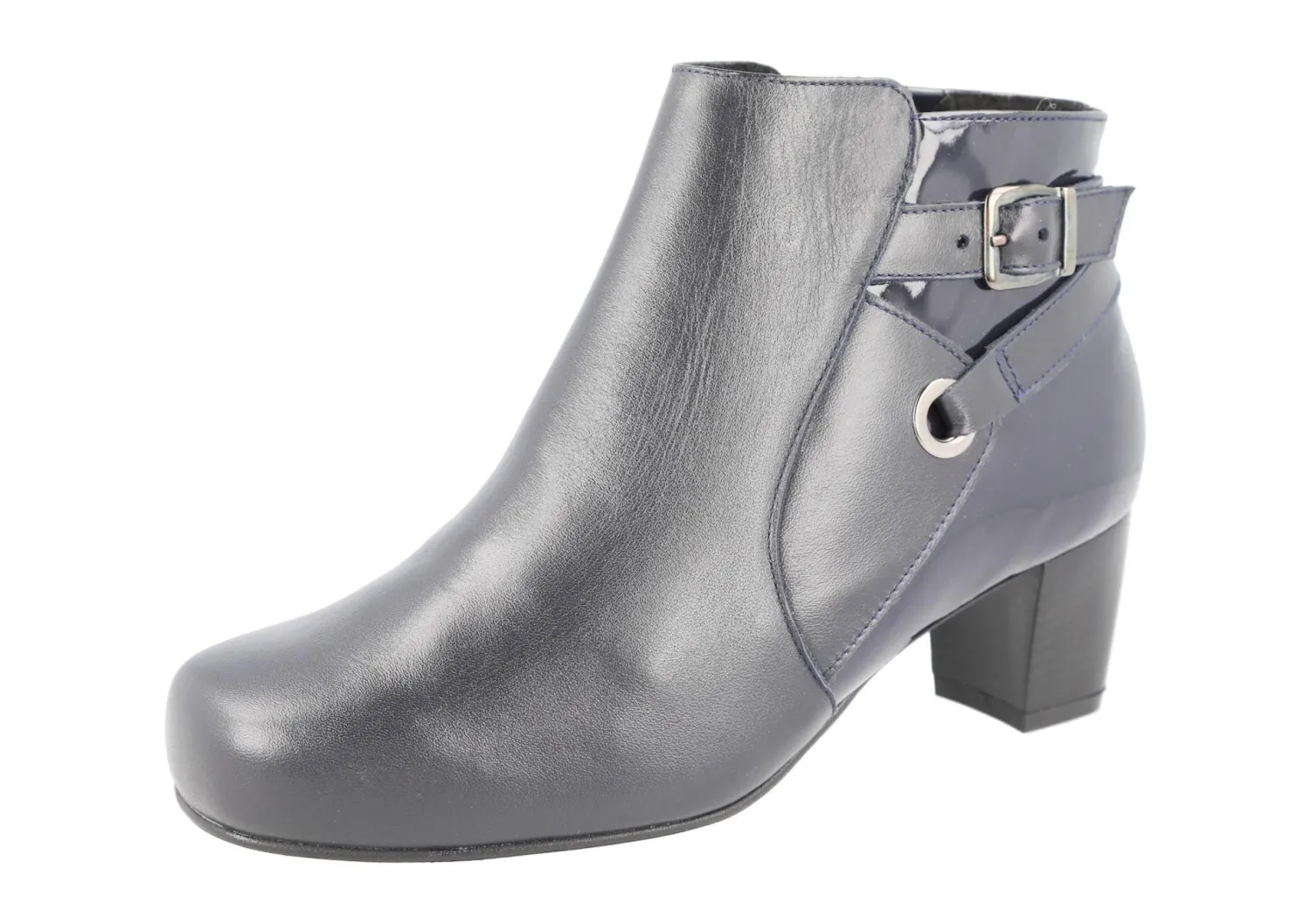 Womens Wide Fit Dress Heel Boots - Belmont<DB Wider Fit Shoes New