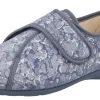 Womens Wide Fit Easy Access House Shoe - Katya<DB Wider Fit Shoes Outlet