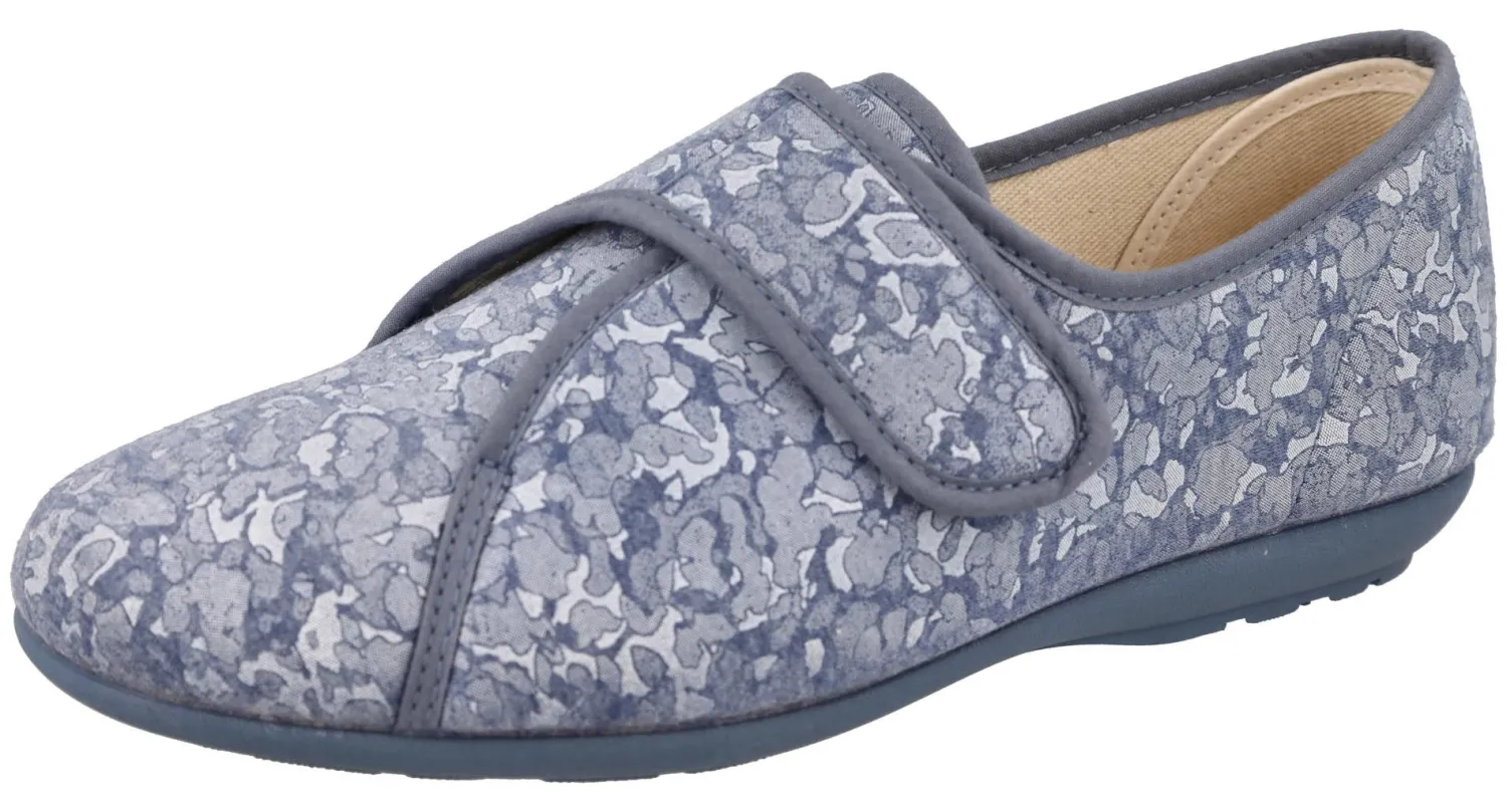 Womens Wide Fit Easy Access House Shoe - Katya<DB Wider Fit Shoes Outlet