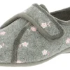 Womens Wide Fit Easy Access Slippers - Savannah<DB Wider Fit Shoes Clearance