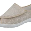 Womens Wide Fit Easy Access Canvas Shoes - Encore<DB Wider Fit Shoes Hot