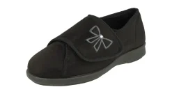 Womens Wide Fit Easy Access Slippers - Keeston<DB Wider Fit Shoes Fashion