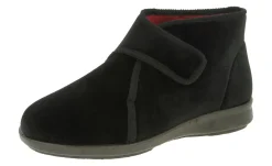 Womens Wide Fit Easy Access Ankle Slippers - Tern<DB Wider Fit Shoes Best