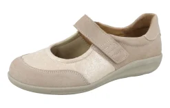 Womens Wide Fit Easy Access Stretch Casual Shoes - Hamster<DB Wider Fit Shoes Outlet