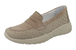 Womens Wide Fit Easy Access Casual Loafer Shoes - Crane<DB Wider Fit Shoes Outlet