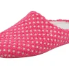Womens Wide Fit Easy Access Slide Mule Slippers - Hawfinch<DB Wider Fit Shoes Hot