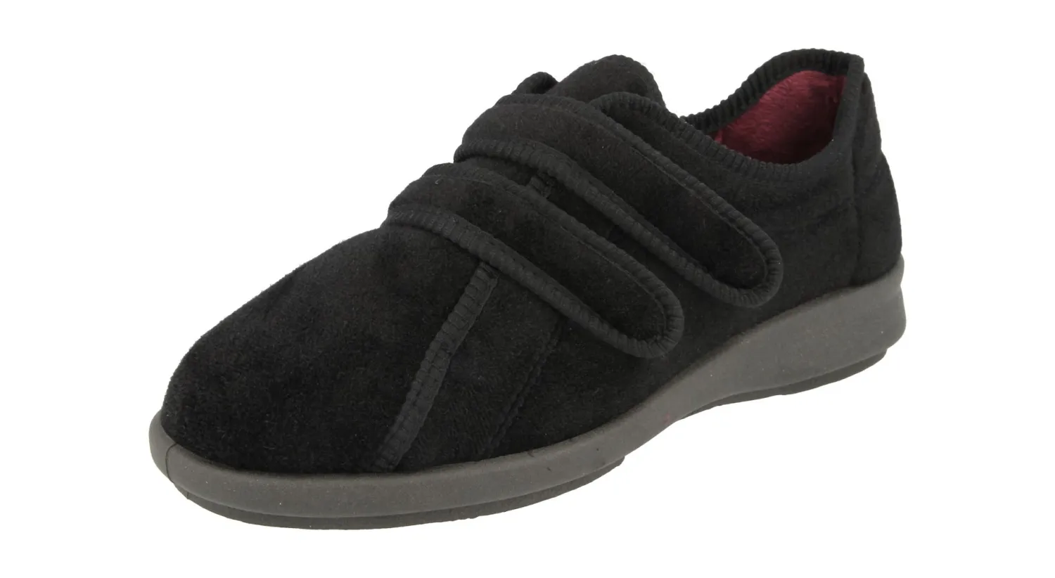 Womens Wide Fit Easy Access Slippers - Eunice<DB Wider Fit Shoes Fashion