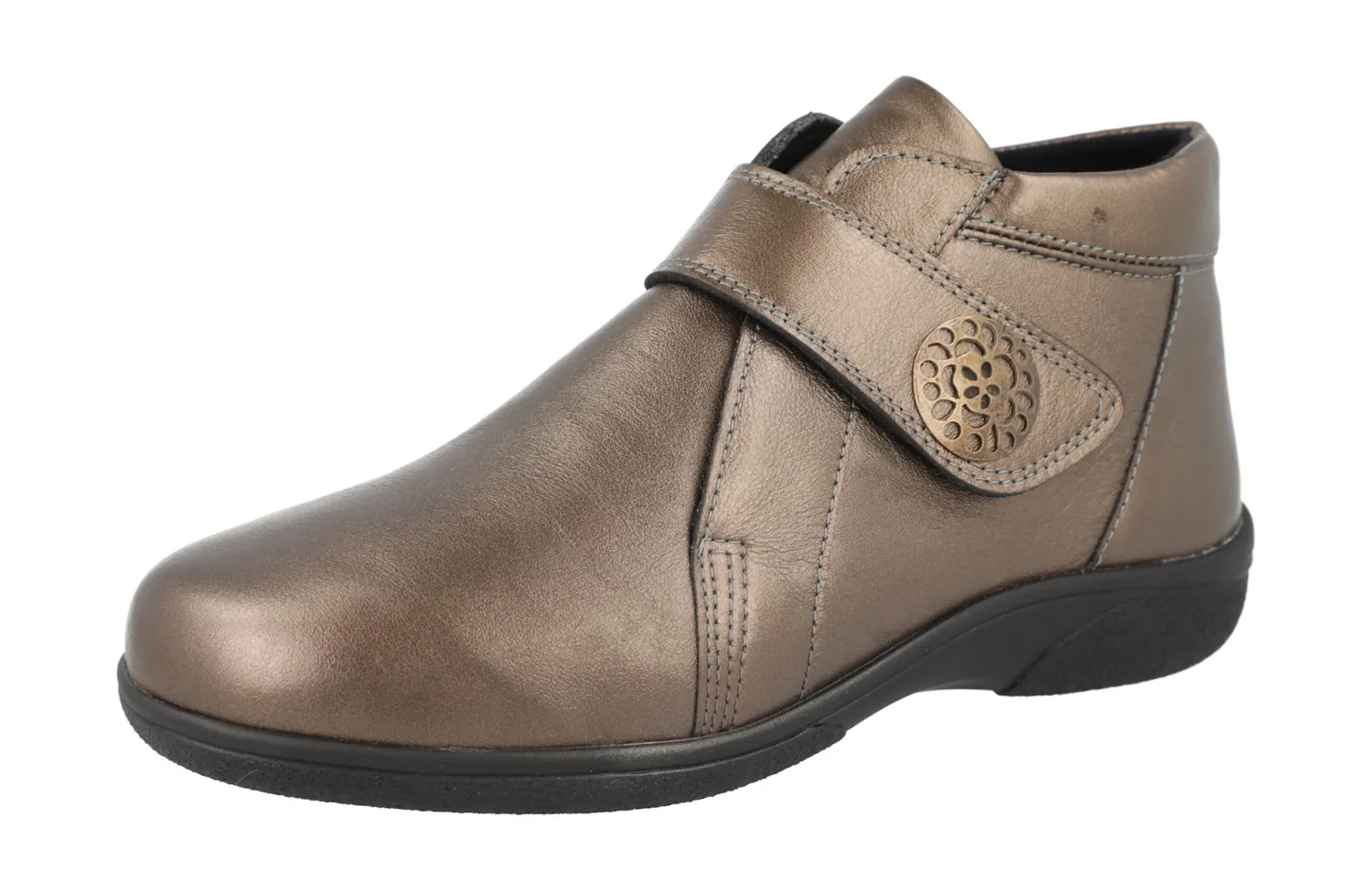 Womens Wide Fit Easy Access Ankle Boots - Fieldfare<DB Wider Fit Shoes Online
