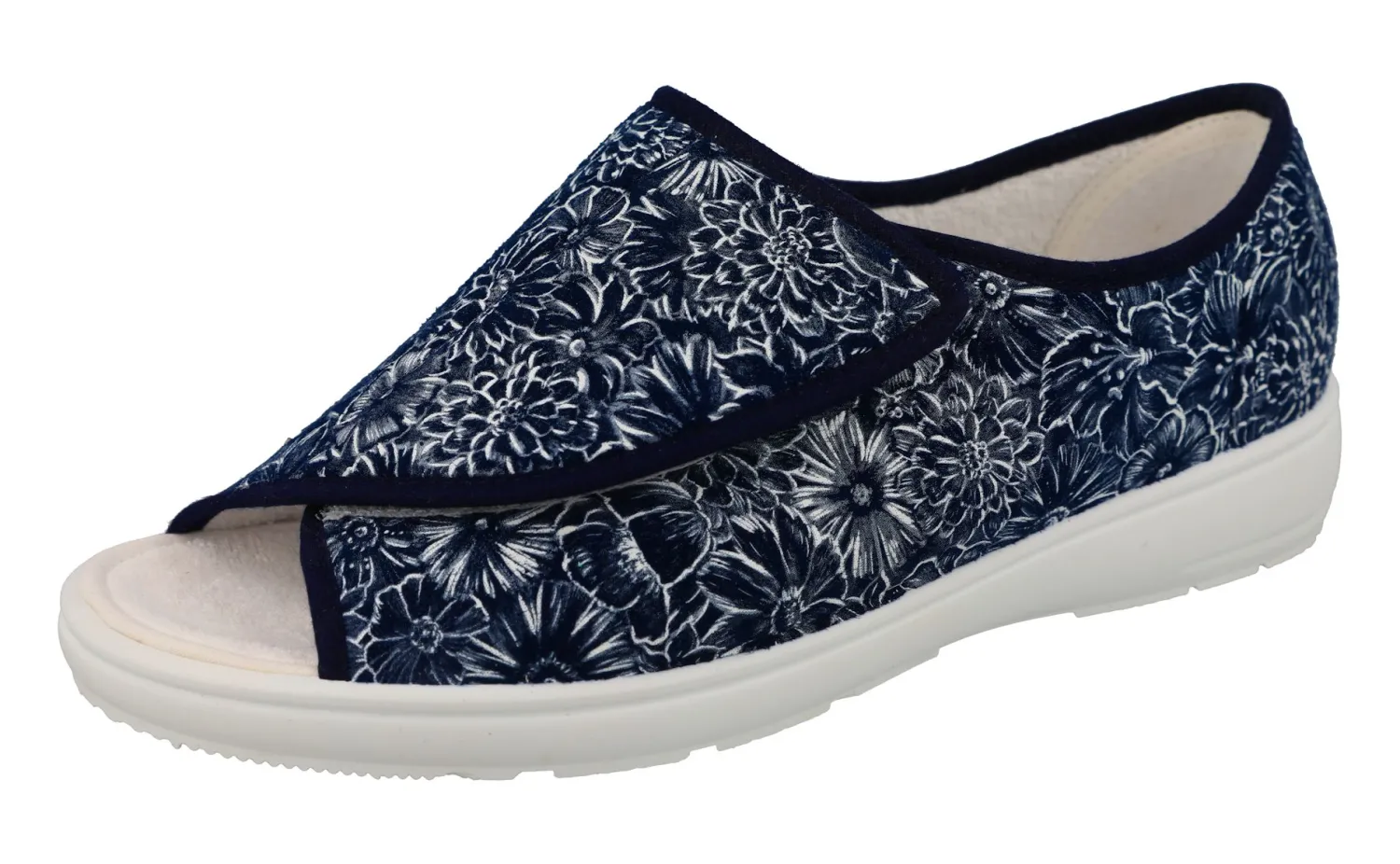 Womens Wide Fit Easy Access Canvas Shoes - Encore<DB Wider Fit Shoes Hot