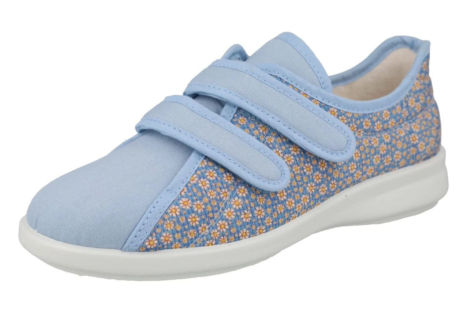 Womens Wide Fit Easy Access Canvas Shoes - Spring<DB Wider Fit Shoes Best