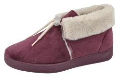 Womens Wide Fit Easy Fastening Slippers - Galilee<DB Wider Fit Shoes Sale